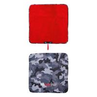 Two Bare Feet Kids Weatherproof Changing Robe & Changing Mat - Grey Camo / Red Extra Image 3 Preview